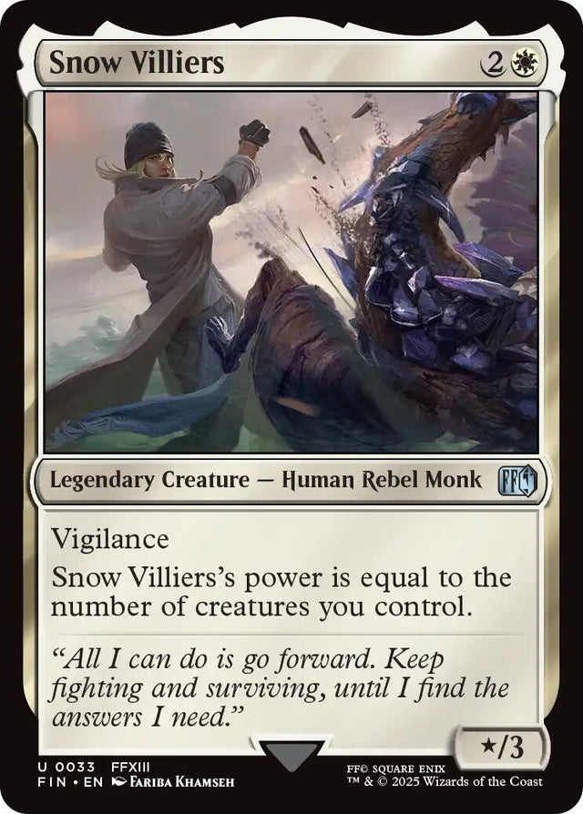 Image for Snow Villiers (33) (Foil) (FINAL FANTASY) - Magic: The Gathering