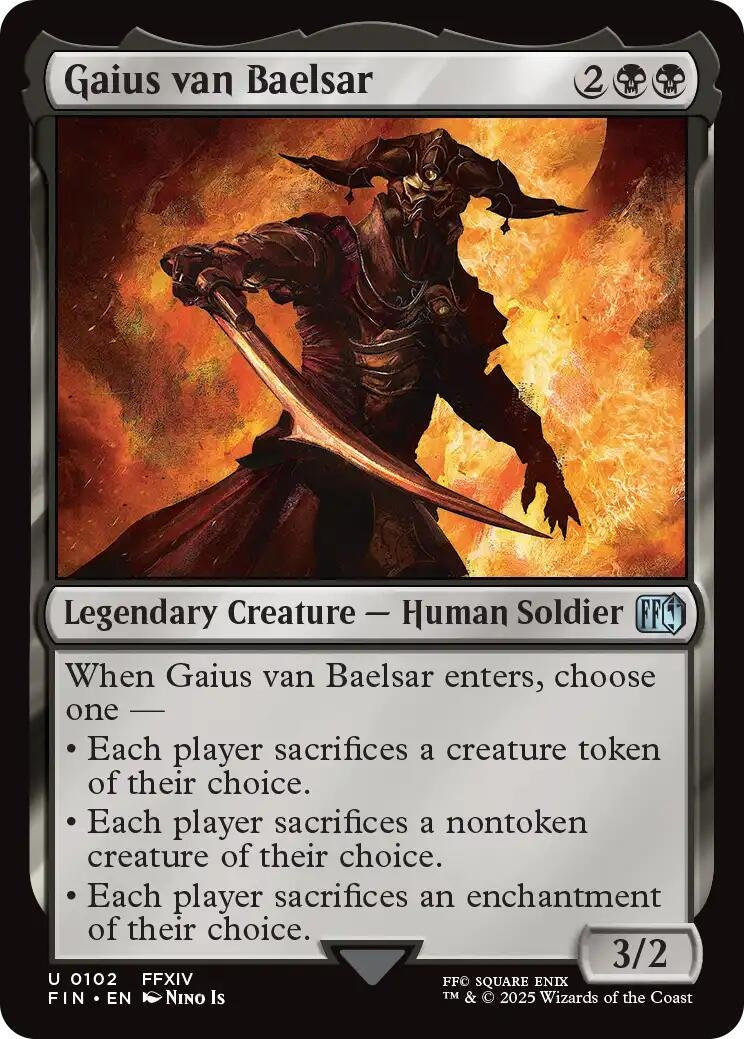 Image for Gaius van Baelsar (102) (Foil) (FINAL FANTASY) - Magic: The Gathering