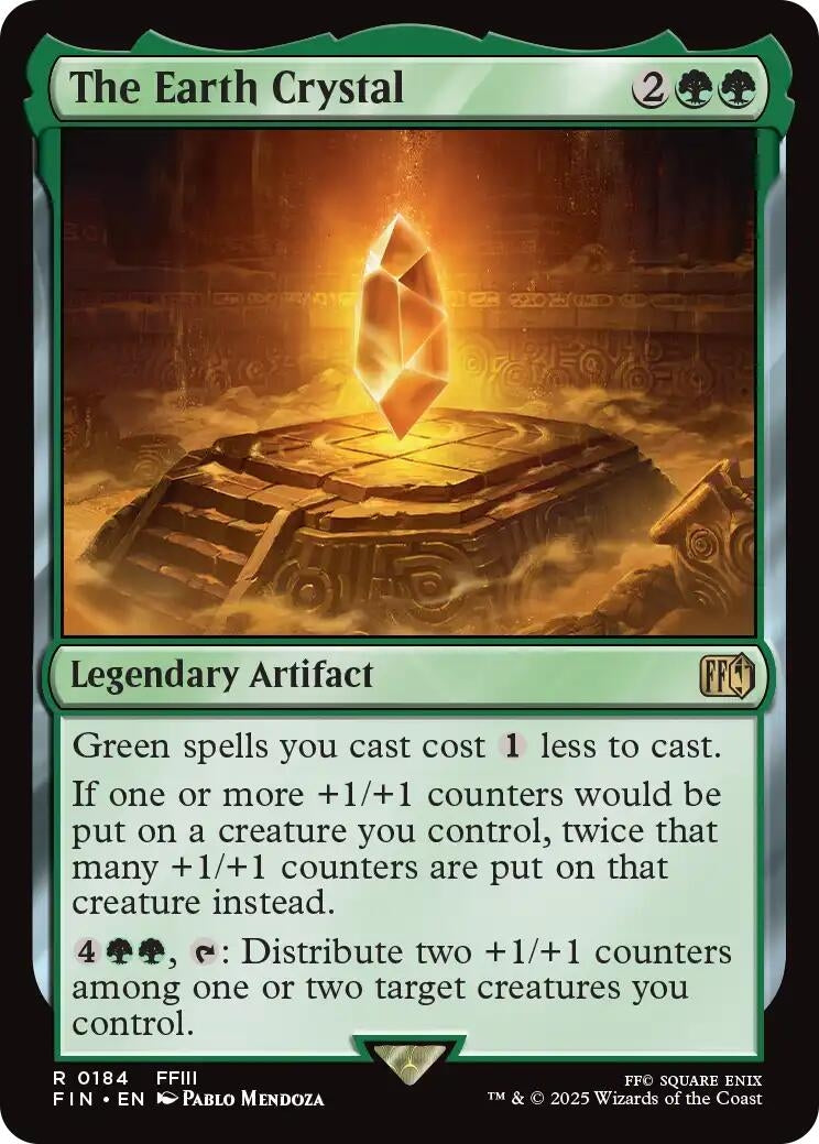 Image for The Earth Crystal (184) (FINAL FANTASY) - Magic: The Gathering