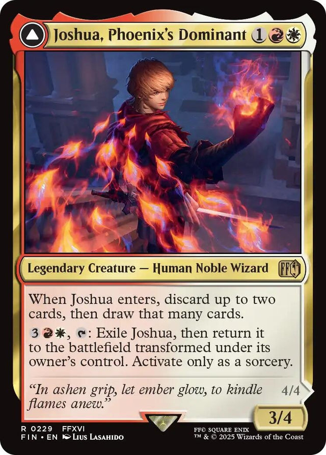 Image for Joshua, Phoenix's Dominant (229) (FINAL FANTASY) - Magic: The Gathering