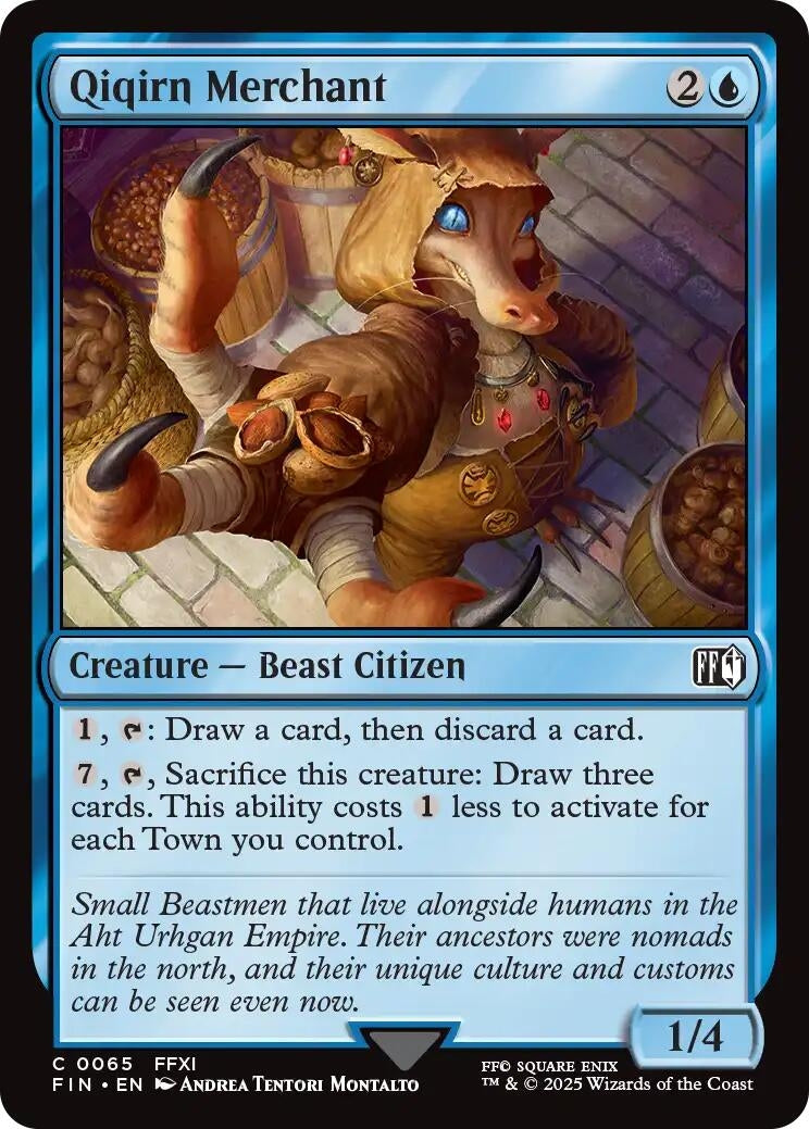 Qiqirn Merchant (65) (Foil) (FINAL FANTASY)