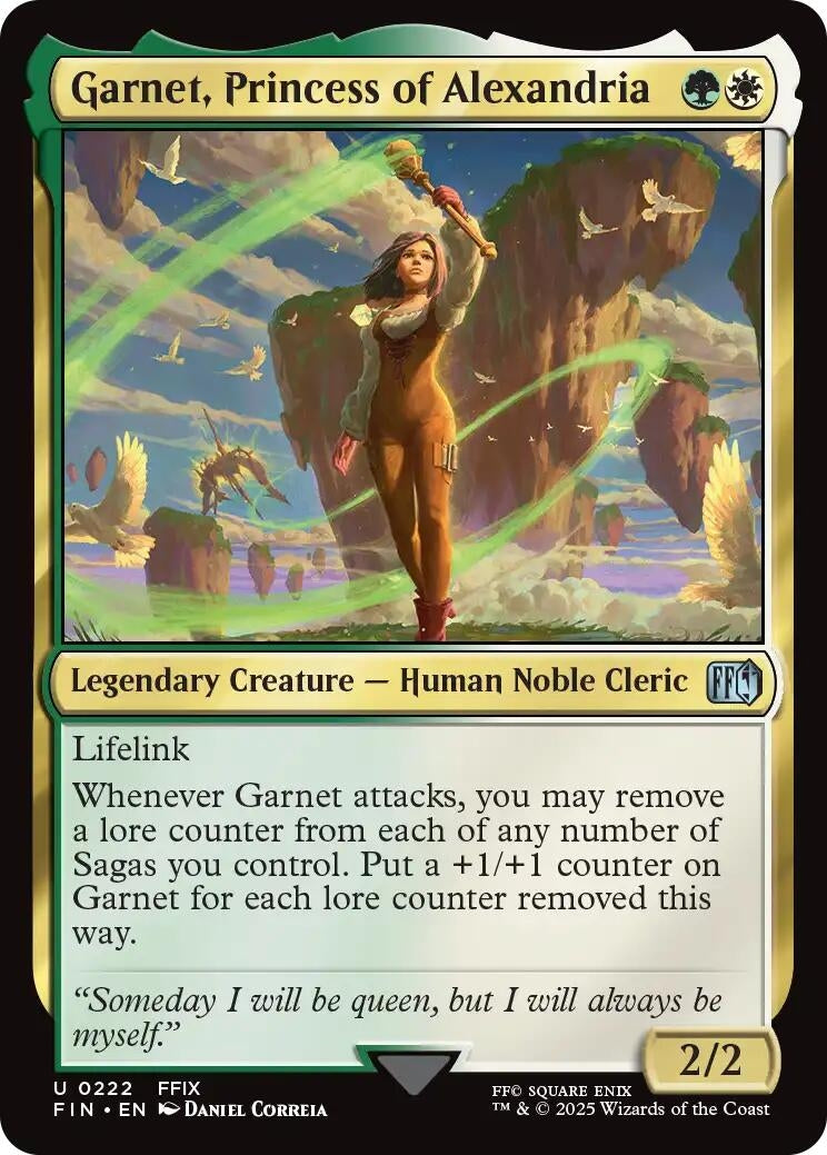 Garnet, Princess of Alexandria (222) (Foil) (FINAL FANTASY)