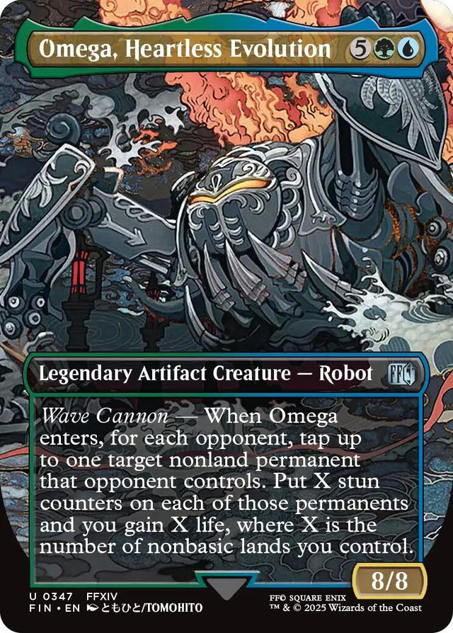 Image for Omega, Heartless Evolution (Borderless) (347) (FINAL FANTASY) - Magic: The Gathering