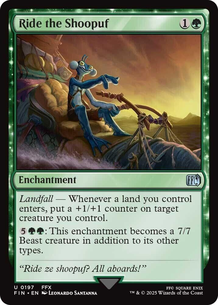 Image for Ride the Shoopuf (197) (Foil) (FINAL FANTASY) - Magic: The Gathering