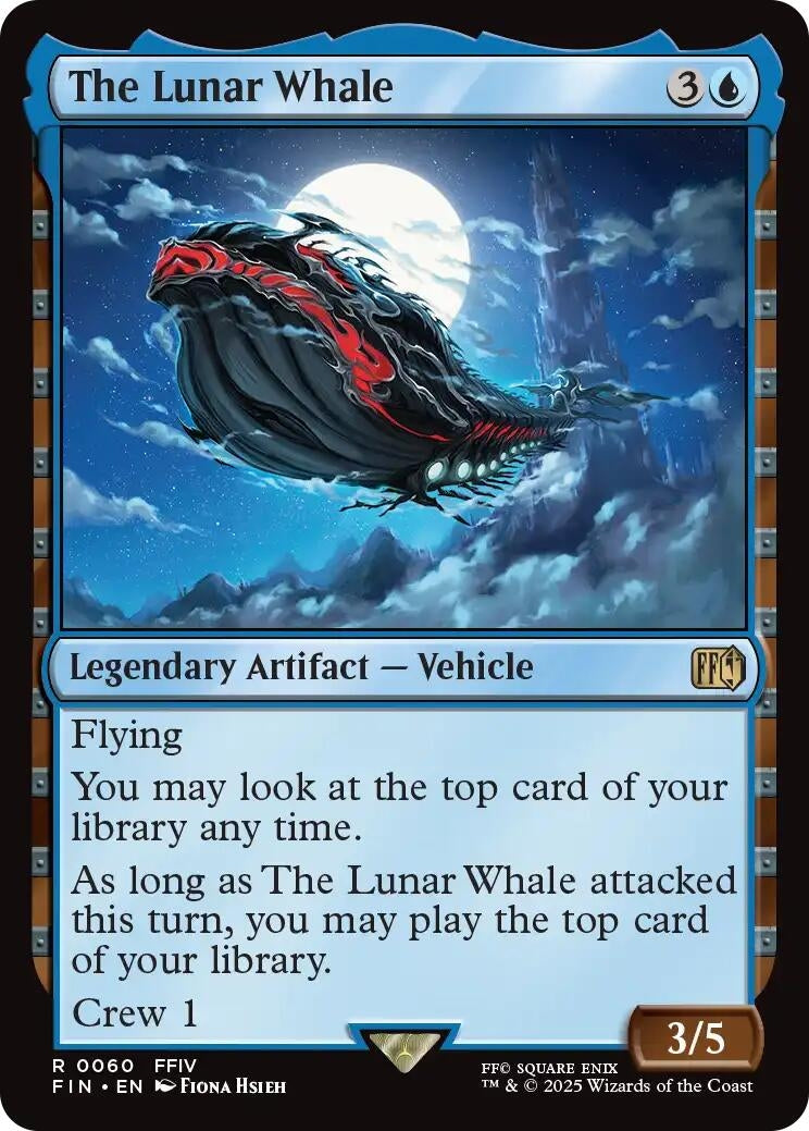 Image for The Lunar Whale (60) (Foil) (FINAL FANTASY) - Magic: The Gathering