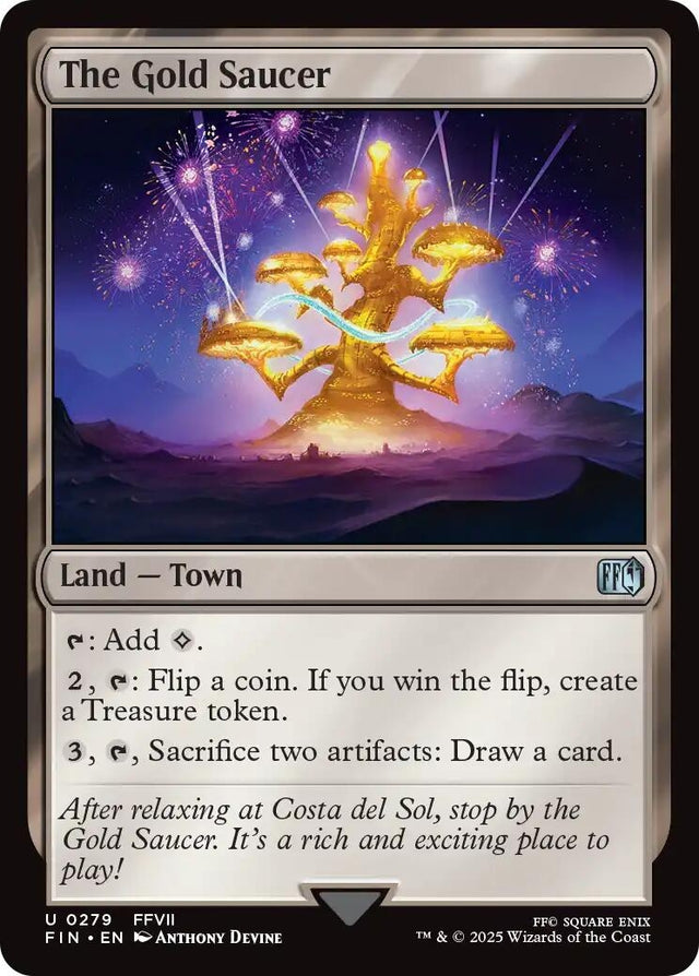 Image for The Gold Saucer (279) (Foil) (FINAL FANTASY) - Magic: The Gathering