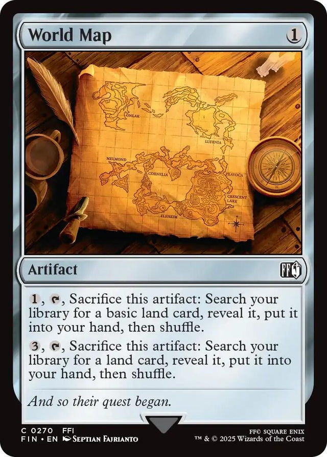 Image for World Map (270) (Foil) (FINAL FANTASY) - Magic: The Gathering