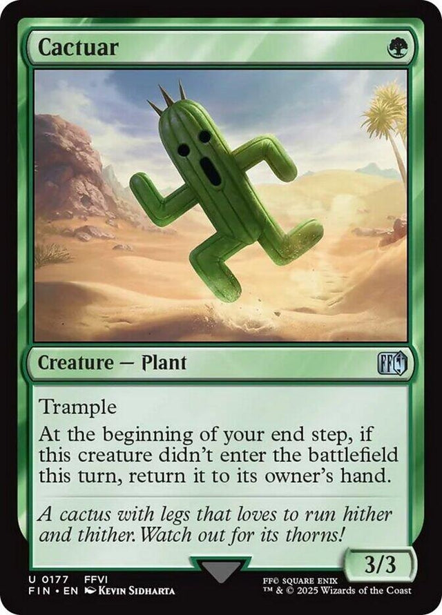 Image for Japanese Magic: The Gathering - Cactuar (177) (Foil) (FINAL FANTASY) - Magic: The Gathering