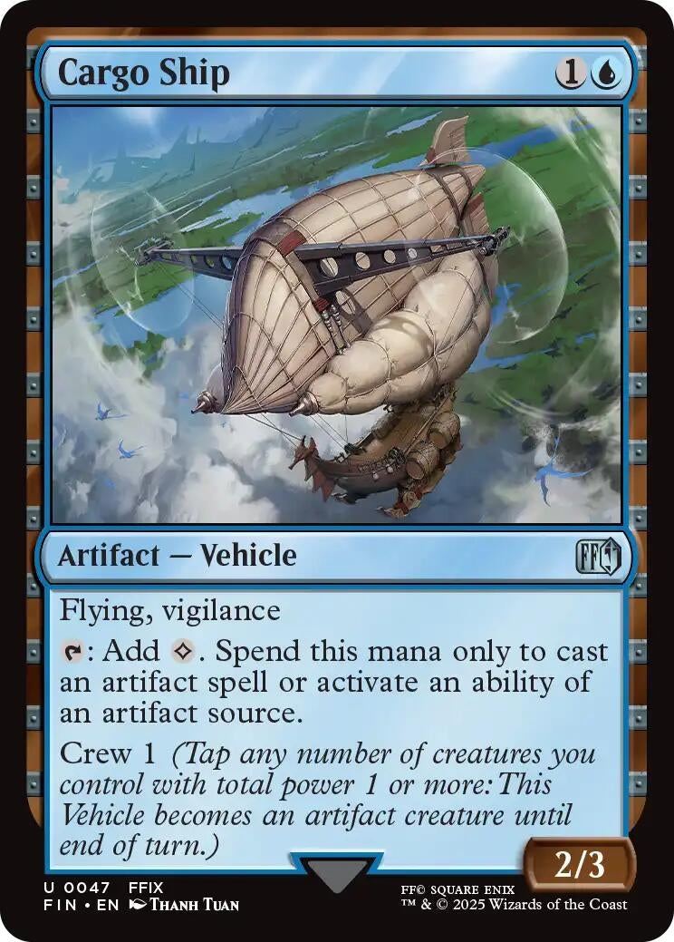 Image for Cargo Ship (47) (Foil) (FINAL FANTASY) - Magic: The Gathering