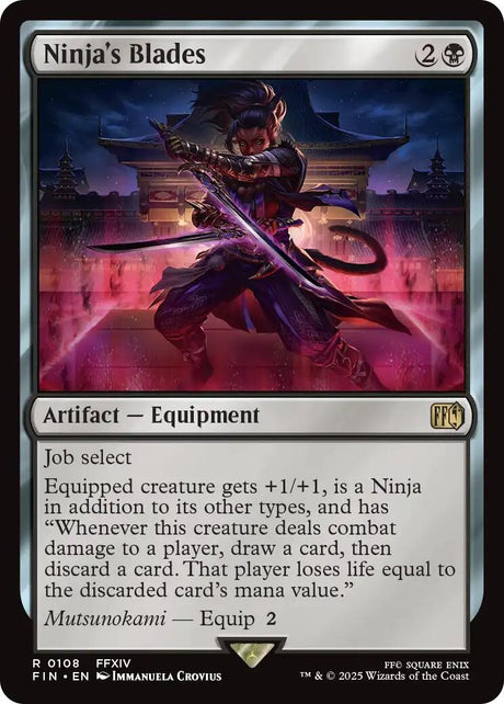 Image for Ninja's Blades (108) (FINAL FANTASY) - Magic: The Gathering