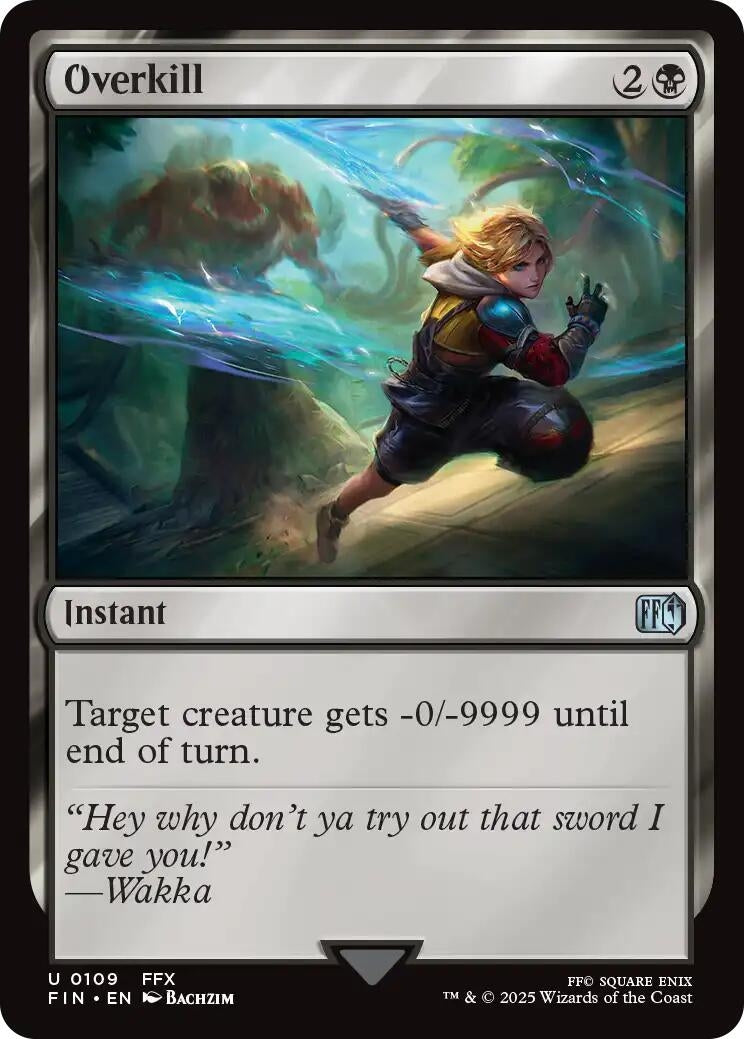Overkill (109) (Foil) (FINAL FANTASY)