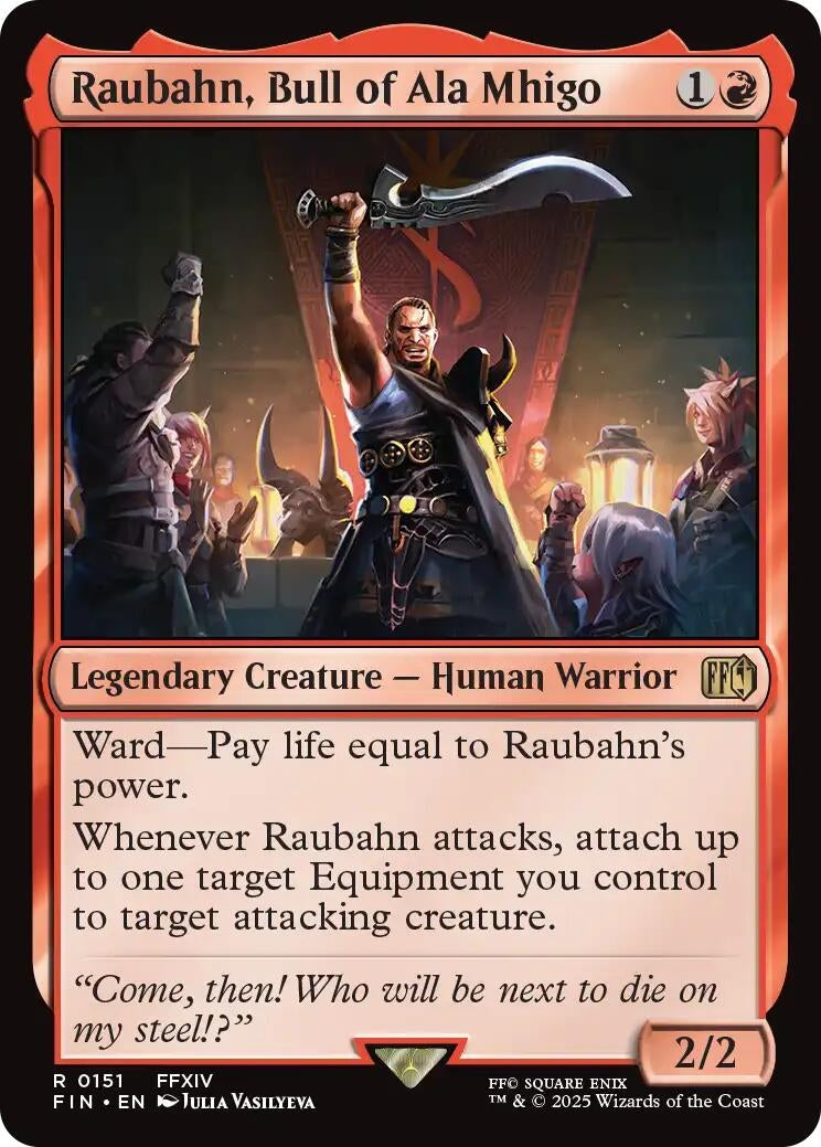 Image for Raubahn, Bull of Ala Mhigo (151) (Foil) (FINAL FANTASY) - Magic: The Gathering