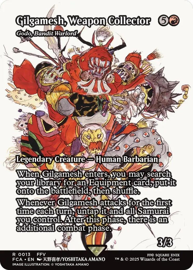 Gilgamesh, Weapon Collector - Godo, Bandit Warlord (Showcase) (13) (FINAL FANTASY: Through the Ages)