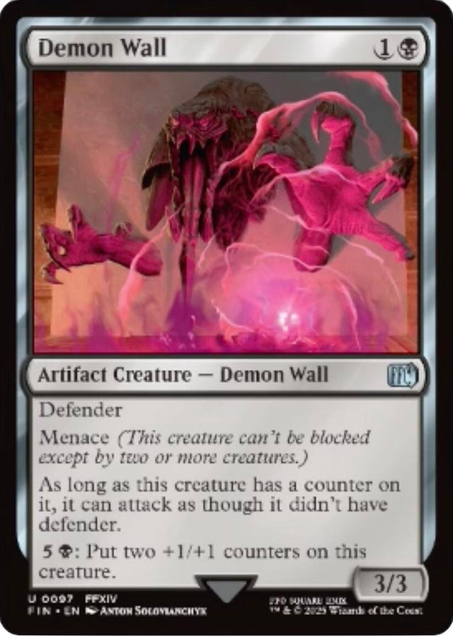 Image for Demon Wall (97) (Foil) (FINAL FANTASY) - Magic: The Gathering