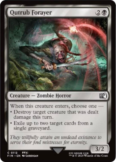 Image for Qutrub Forayer (112) (FINAL FANTASY) - Magic: The Gathering