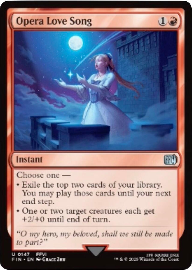 Image for Opera Love Song (147) (Foil) (FINAL FANTASY) - Magic: The Gathering
