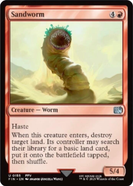 Image for Sandworm (155) (Foil) (FINAL FANTASY) - Magic: The Gathering