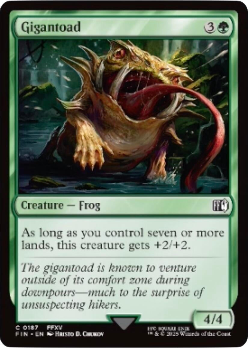 Image for Japanese Magic: The Gathering - Gigantoad (187) (FINAL FANTASY) - Magic: The Gathering