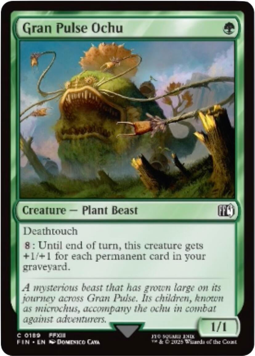 Image for Japanese Magic: The Gathering - Gran Pulse Ochu (189) (FINAL FANTASY) - Magic: The Gathering
