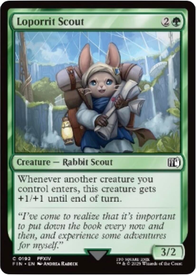 Image for Loporrit Scout (192) (Foil) (FINAL FANTASY) - Magic: The Gathering