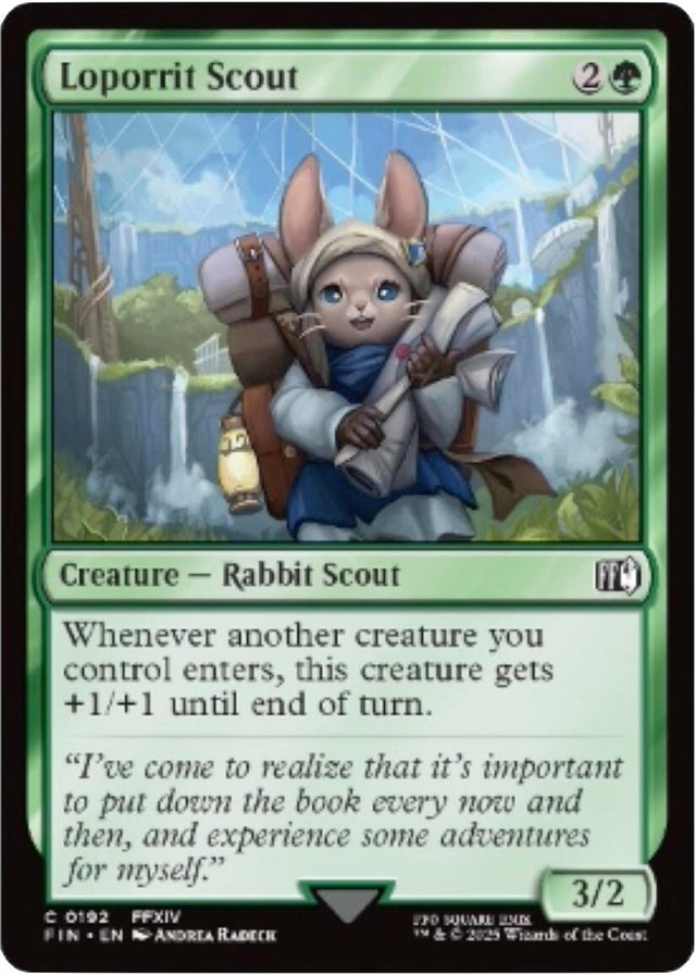 Image for Loporrit Scout (192) (Foil) (FINAL FANTASY) - Magic: The Gathering