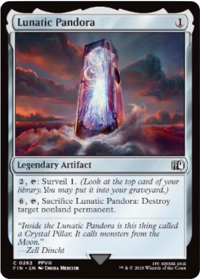 Image for Lunatic Pandora (262) (Foil) (FINAL FANTASY) - Magic: The Gathering