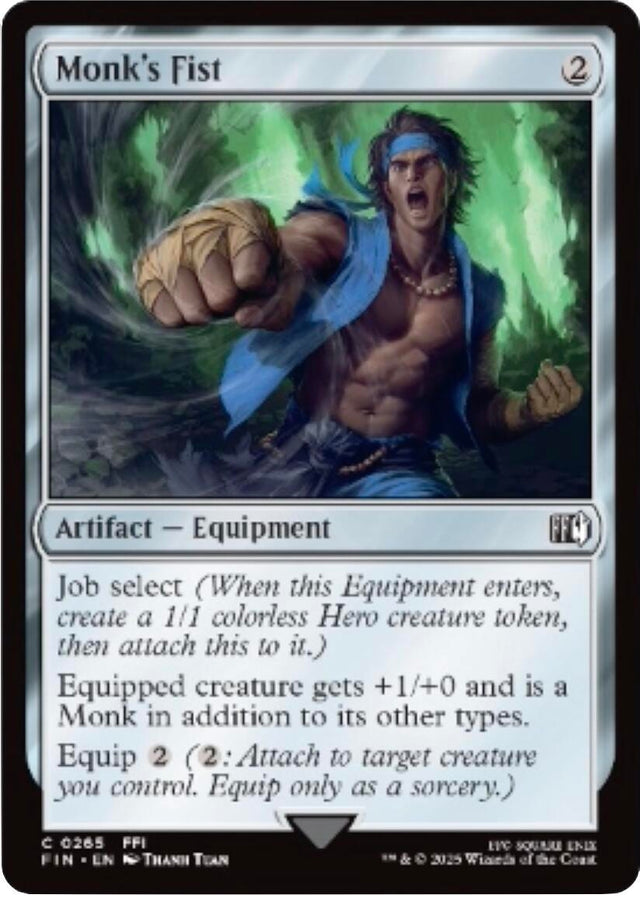 Image for Japanese Magic: The Gathering - Monk's Fist (265) (Foil) (FINAL FANTASY) - Magic: The Gathering