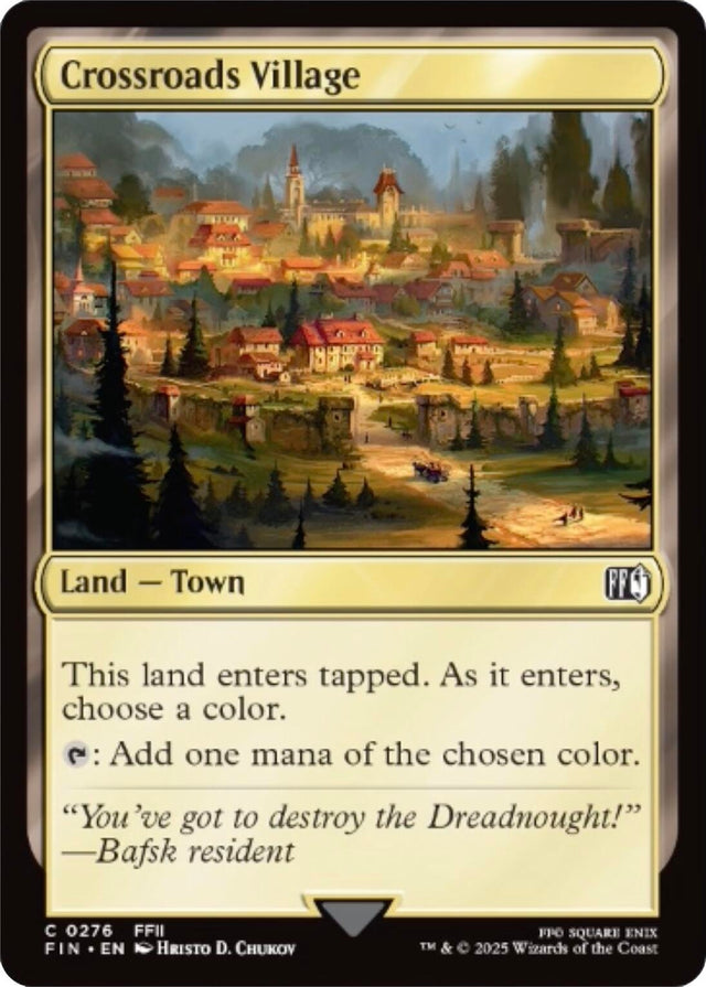 Image for Japanese Magic: The Gathering - Crossroads Village (276) (Foil) (FINAL FANTASY) - Magic: The Gathering