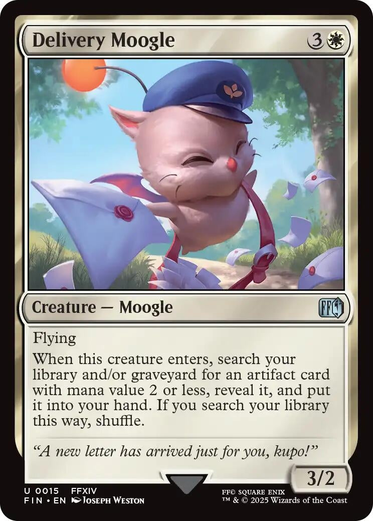 Image for Japanese Magic: The Gathering - Delivery Moogle (15) (Foil) (FINAL FANTASY) - Magic: The Gathering