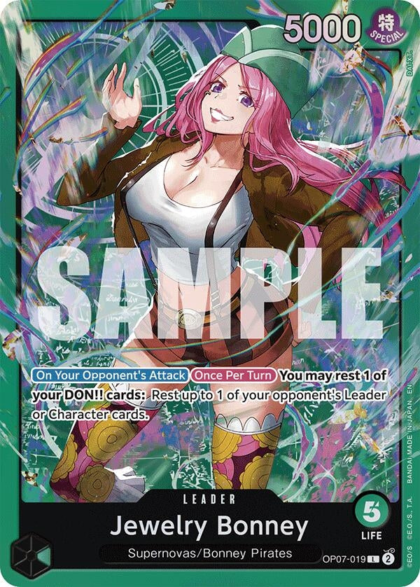 Image for Jewelry Bonney (OP07-019) (OP07-019) (Foil) (Starter Deck 24: GREEN Jewelry Bonney) - One Piece Card Game