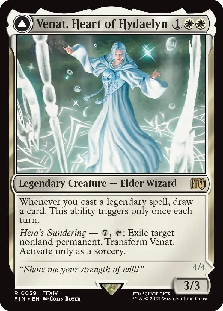 Image for Venat, Heart of Hydaelyn (39) (Foil) (FINAL FANTASY) - Magic: The Gathering
