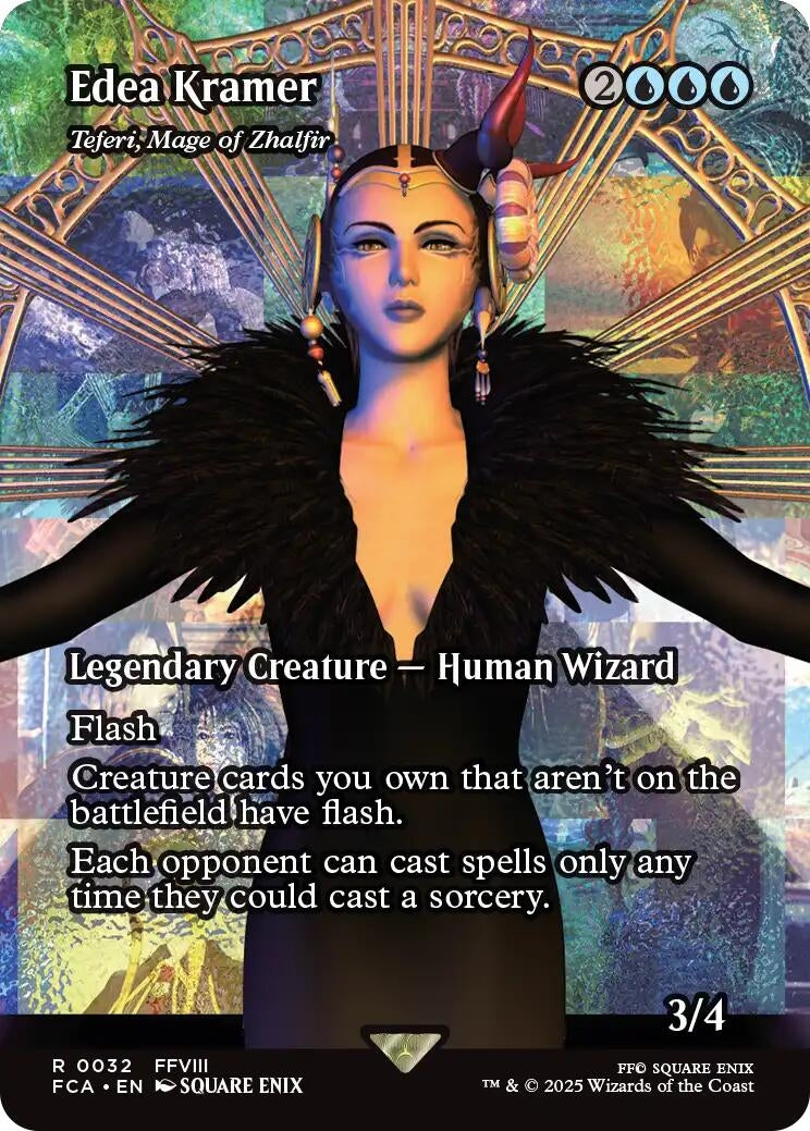 Edea Kramer - Teferi, Mage of Zhalfir (Showcase) (32) (FINAL FANTASY: Through the Ages)
