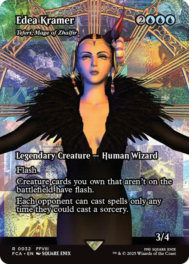 Edea Kramer - Teferi, Mage of Zhalfir (Showcase) (32) (FINAL FANTASY: Through the Ages)