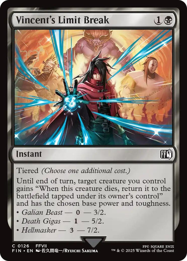 Image for Japanese Magic: The Gathering - Vincent's Limit Break (126) (Foil) (FINAL FANTASY) - Magic: The Gathering