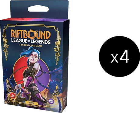 Image for Origins - Champion Deck (Jinx) Display - Riftbound: League of Legends Trading Card Game