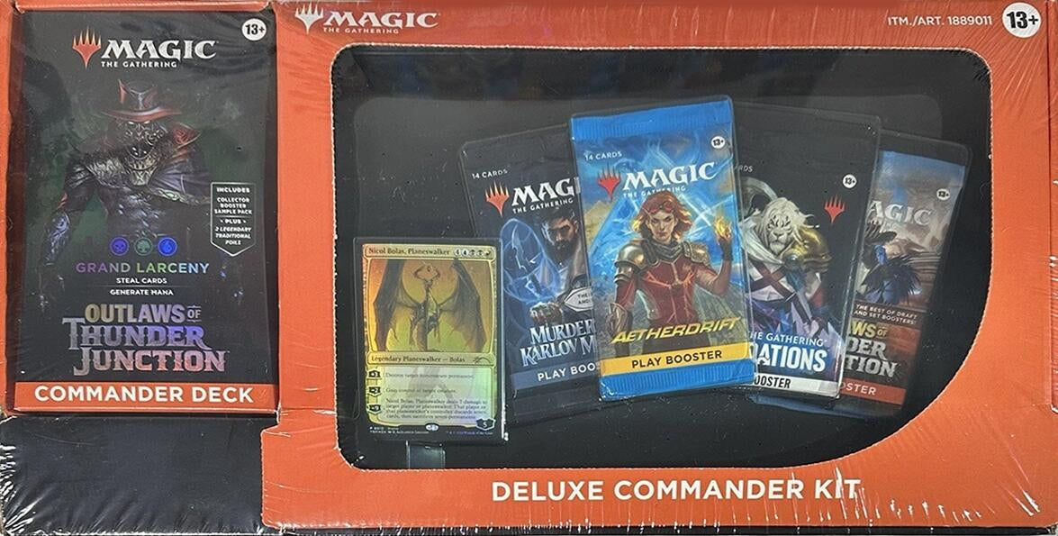 Image for Outlaws of Thunder Junction Deluxe Commander Kit - Grand Larceny - Magic: The Gathering