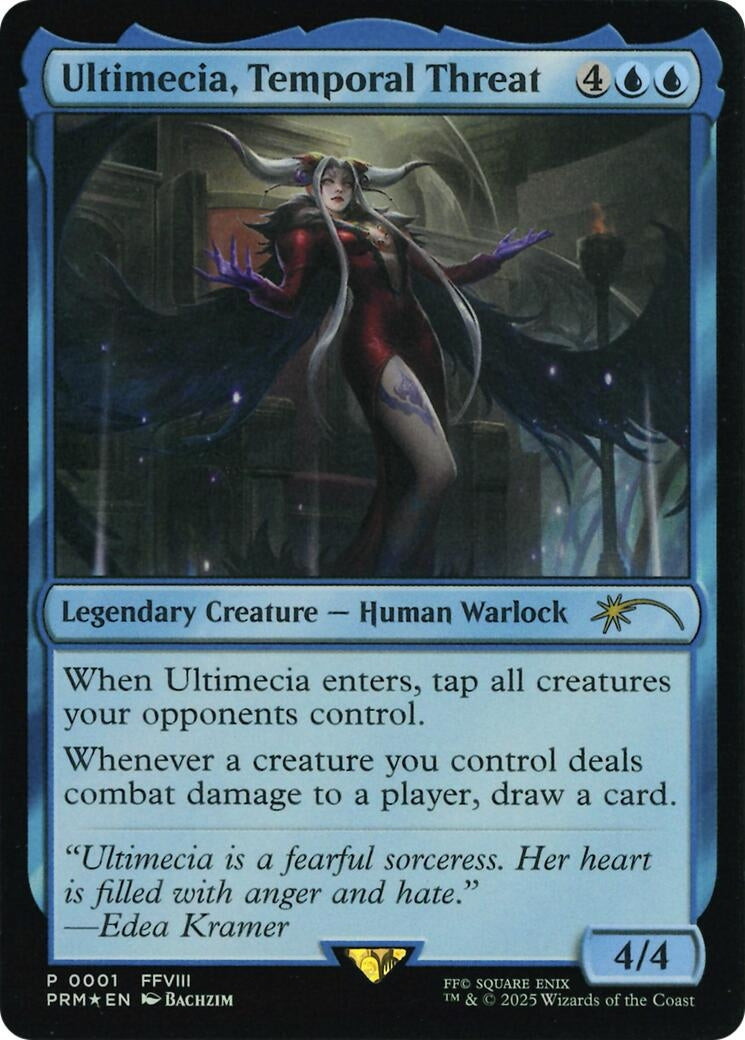 Image for Ultimecia, Temporal Threat (Costco Bundle) (1) (Foil) (Unique and Miscellaneous Promos) (UMP) - Magic: The Gathering