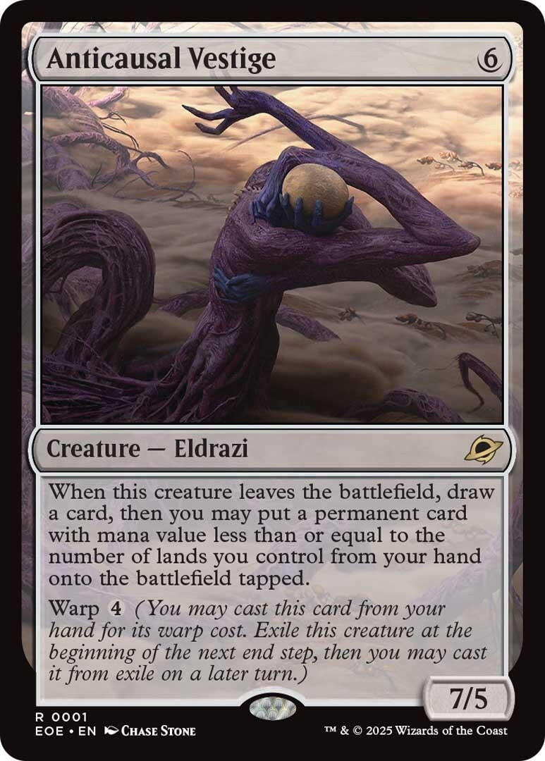 Image for Anticausal Vestige (1) (Edge of Eternities) - Magic: The Gathering