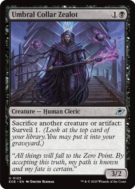 Image for Umbral Collar Zealot (123) (Edge of Eternities) - Magic: The Gathering