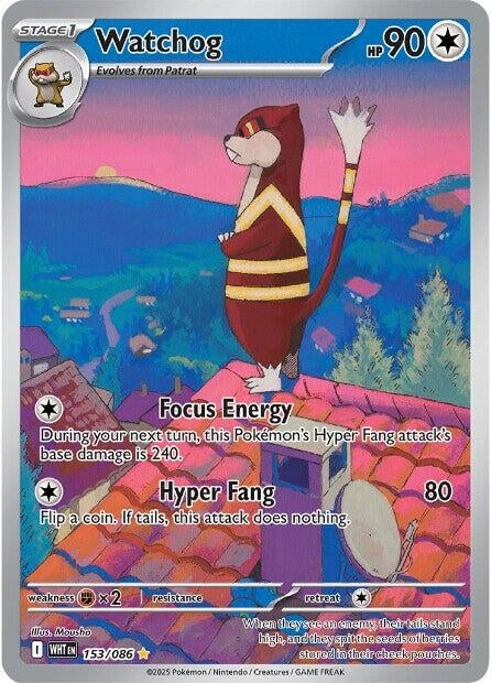 Image for Watchog (153/086) - Pokemon