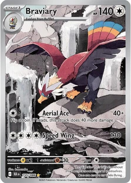 Image for Braviary (155/086) (SV: Black Bolt) - Pokemon