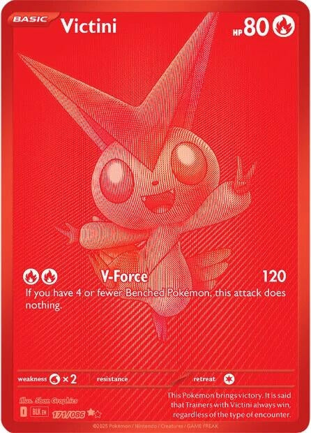 Image for Victini (171/086) (Holofoil) (SV: Black Bolt) - Pokemon
