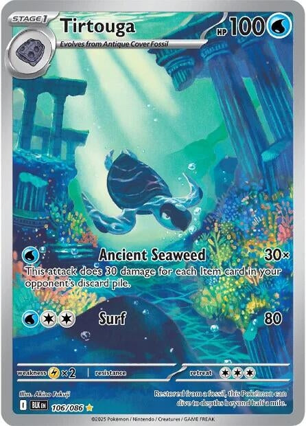Image for Tirtouga (106/086) (SV: Black Bolt) - Pokemon