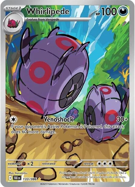 Image for Whirlipede (133/086) (SV: Black Bolt) - Pokemon