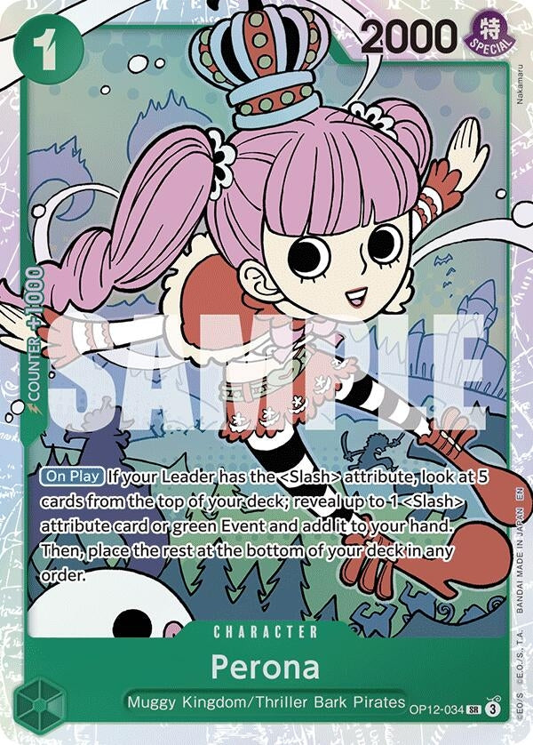 Image for Perona (OP12-034) (Foil) (Legacy of the Master) - One Piece Card Game