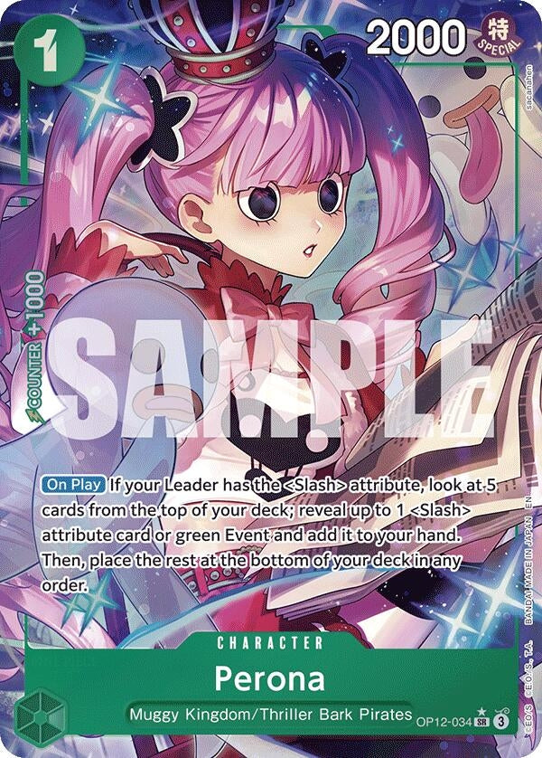 Image for Perona (Alternate Art) (OP12-034) (Foil) (Legacy of the Master) - One Piece Card Game