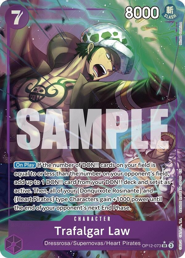 Image for Trafalgar Law (073) (Alternate Art) (OP12-073) (Foil) (Legacy of the Master) - One Piece Card Game