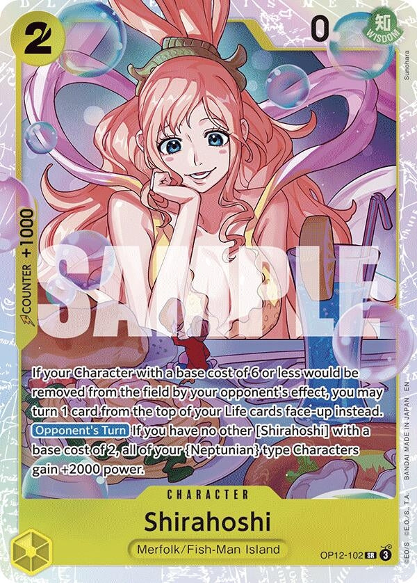 Image for Shirahoshi (OP12-102) (Foil) (Legacy of the Master) - One Piece Card Game