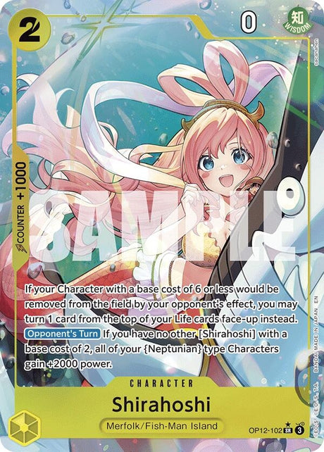 Image for Shirahoshi (Alternate Art) (OP12-102) (Foil) (Legacy of the Master) - One Piece Card Game