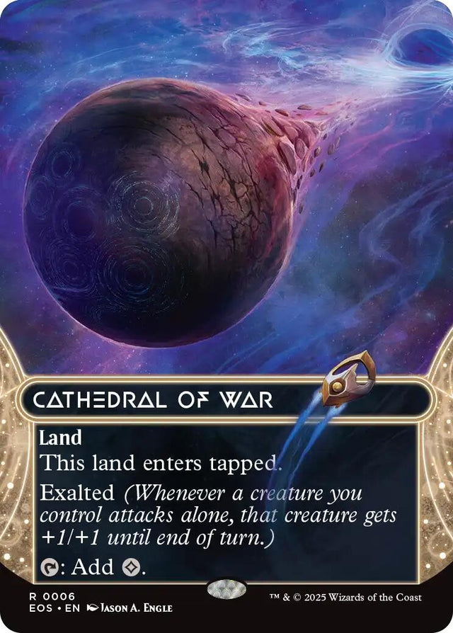 Image for Cathedral of War (0006) (Borderless) (6) (Edge of Eternities: Stellar Sights) - Magic: The Gathering